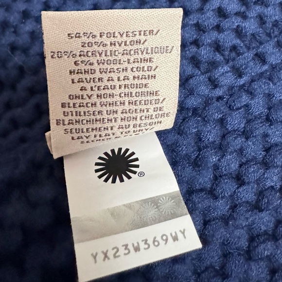 UGG Blue Knit Infinity Scarf - Picture 6 of 12